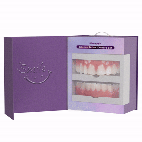 Official Store | ๐ฉโโ๏ธ๐ฆท Bikendaโข Silicone Reline Denture Set ๐ง๐ผโโ๏ธAmerican Dental Association (ADA) Recommendation