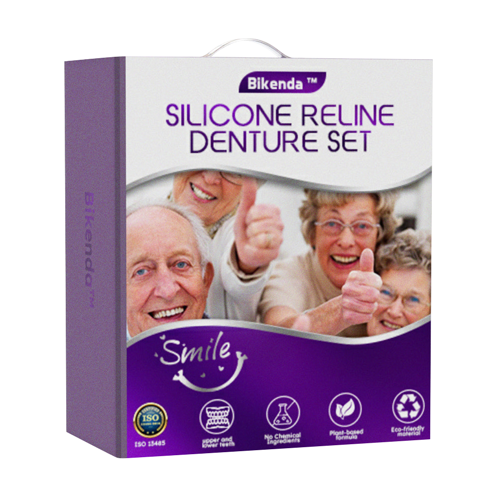 Official Store | ๐ฉโโ๏ธ๐ฆท Bikendaโข Silicone Reline Denture Set ๐ง๐ผโโ๏ธAmerican Dental Association (ADA) Recommendation